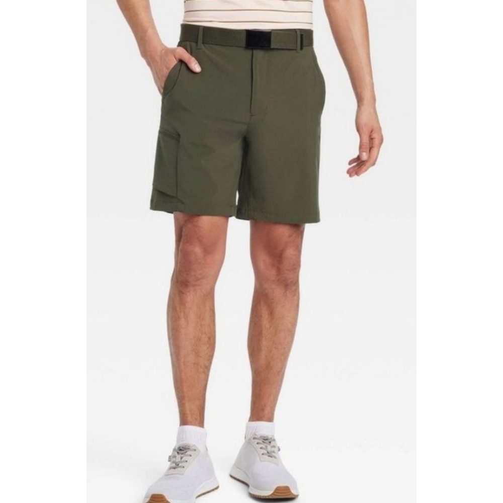 All in Motion Cargo Golf shorts Olive Green Size 38
